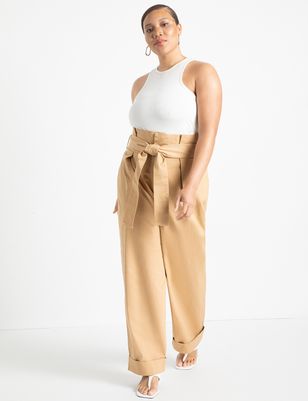 High Waisted Pant With Belt