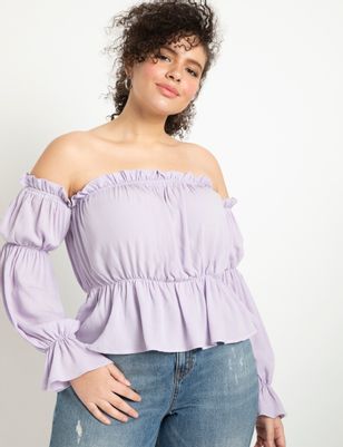 Off The Shoulder Tunic Top