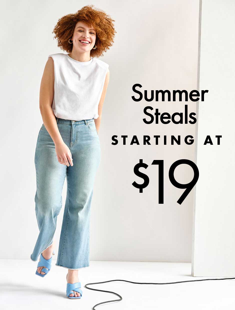 summer steals starting at $19